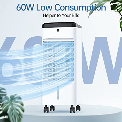 Evaporative Cooler, SEEPER 3-IN-1 Room Air Conditioner, 1-Second Fast Cooling Air Cooler w/ 70°Oscillation, 20FT Remote Controller & 12H Timer, 3 Wind Speeds 22-IN Air Conditioner Portable for Room | The Storepaperoomates Retail Market - Fast Affordable Shopping
