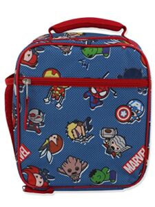 Marvel Kawaii Boys Girls Soft Insulated School Lunch Box (One Size, Multi)