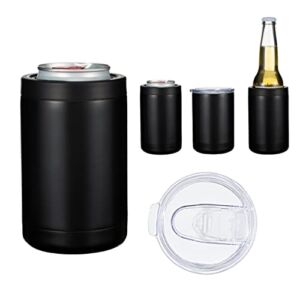Can Cooler 3in x 4.25in Can Cooler insulated 3-in-1 Stainless Steel Beer Can Cooler universal (1pack)