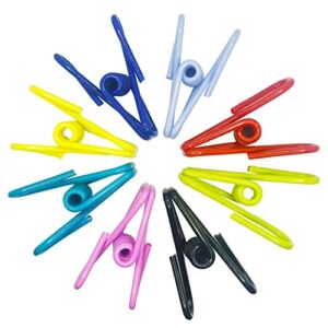 Chip Clips, 2 Inch Utility Metal Clips PVC-Coated High Elasticity Good Persistence for Chips Bag, Clothespins, Bag Clips for Food, Kitchen Clips (Mixed Colors 20pcs)