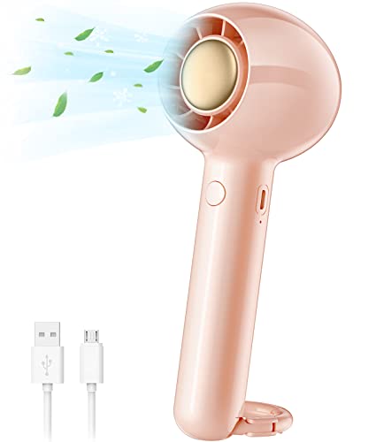 Cousper Handheld Portable Mini Fan with USB Rechargeable, 2 Speed Adjustable Strong Wind Cooling Fan, Lightweight and Powerful Makeup Personal Pocket Fan for Travel Office Home Indoor Outdoor Pink | The Storepaperoomates Retail Market - Fast Affordable Shopping