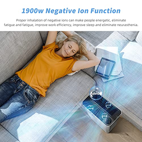 FFG HEPA Air Purifiers for Home, H13 True HEPA Filter for Home Large Room, Air Cleaner with 3 Speeds, Timers, Change Filter Reminder, Air Quality Indicator Light, Quiet Air Purifiers for Bedroom | The Storepaperoomates Retail Market - Fast Affordable Shopping