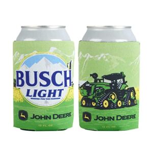 Busch Light Beer Tractor FOR The Farmers CORN Can Cooler Coolie