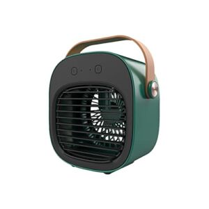 Wailiy Portable Air Conditioners, USB Personal Mini Air Conditioner, Evaporative Air Cooler with 3 Speeds Duration 4~16 Hrs Quiet Mini Air Conditioner Fan for Bedroom,Tent, RV, and Camping (Dark Green)