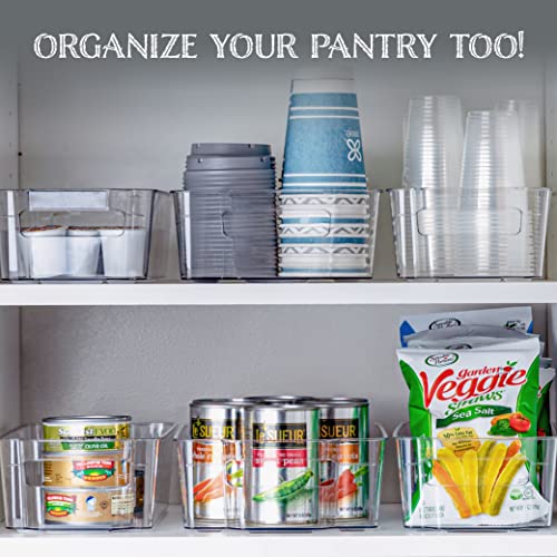 Refrigerator Organizer Bins – Clear Plastic, Stackable, Narrow and Wide Bin Sizes, Egg Tray with Lid. Great Storage for Fridge, Cabinets, Countertops and Pantry. (Set of 12) | The Storepaperoomates Retail Market - Fast Affordable Shopping