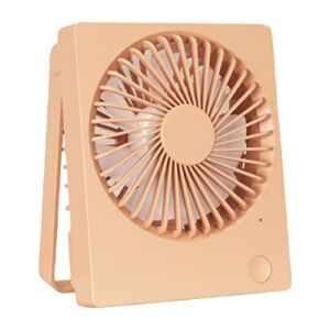 Fan 180 Degrees Adjustable Quick Charge Summer Gift Desk Fan for Home Pink