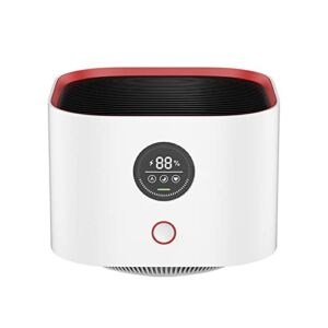comigeewa Air Purifier for Home Bedroom Portable Air Purifier Desktop USB Air Cleaner Air Quality Monitor Removable & Cleaning Cartridg