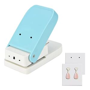 Earring Card Punch Double Post Punch Craft Lever Punch Handmade Paper Punch Candy Color by Random