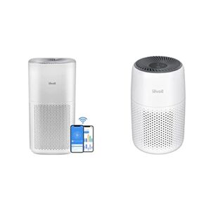 LEVOIT Air Purifiers for Home Large Room & Air Purifiers for Bedroom Home, HEPA Freshener Filter Small Room Cleaner, White