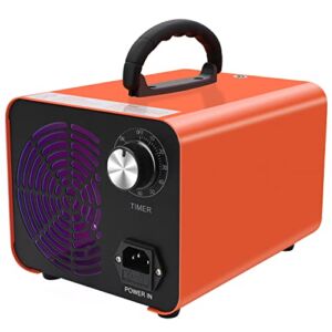 VTAR Ozone Machine.20000mg/h High Capacity Generator Ozone Air Purifier ,for Large Space Area, Basement,Hotel, Car,Smoke,Pet,Easily deodorizes areas up to 4000+ square feet（Orange）