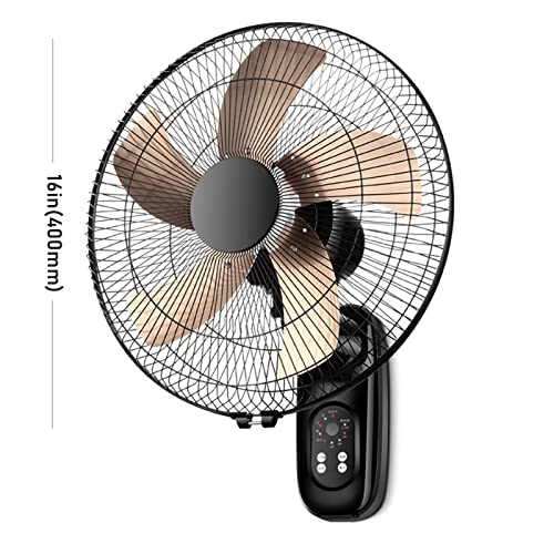 Wall Mount Fan, 16 Inch 5 Blades 3 Speeds Metal Fan, High Velocity Oscillating Fan for Industrial, Commercial and Residential Use | The Storepaperoomates Retail Market - Fast Affordable Shopping