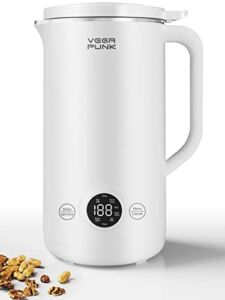 VEGAPUNK Nut Milk Maker Machine 20oz – Smart Automatic Cold and Hot Dairy Free Soybean/Oat/Coconut/Soy Milk Maker Machine with Filter Bag – Plant Based Almond Cow Milk Machine Maker for Vegan