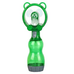 The portable Deluxe Handheld Battery Powered Water Misting Fan (green), white, 3.78×2.83×10.47