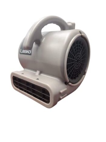 Lasko Super Fan Max Air Mover for Janitorial Water Damage Restoration Stackable Carpet Dryer Floor Blower Fan, Grey | The Storepaperoomates Retail Market - Fast Affordable Shopping