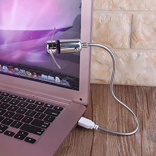 USB LED Fan,Mini Portable USB Powered Flexible Cooling Fan with Switch for Desktop PC Computer Laptop Notebook Tablet (1) | The Storepaperoomates Retail Market - Fast Affordable Shopping