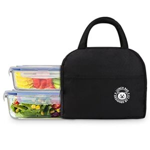 Lunch Bag,Insulated Lunch Bag,Waterproof and Reusable,Men Lunch Tote with Interior Pockets,Waterproof Thermal Lunch Cooler for Picnic/office/school