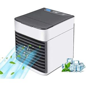 Air Con Window Vent Kit, 4 in 1 Air Cooler Air Cooler Unit Portable – Only Use Clean Water Window Air Conditioner, for Home Travel Office Bedroom