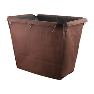 Replacement Liner Bag for Tapered Laundry Cart,Brown