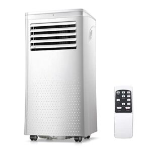 R.W.FLAME Portable Air Conditioner 8000BTU,3 in 1 Portable AC Unit with Built-in Dehumidifier and Fan Functions, Cools 250 sq.ft,Portable AC with Remote Control for Home, Window Kit Included