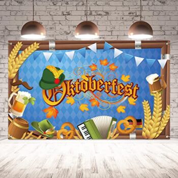 Oktoberfest Backdrop for Photography Oktoberfest Banner Fall German Bavarian Oktoberfest Beer Party Decorations and Supplies for Home Party | The Storepaperoomates Retail Market - Fast Affordable Shopping