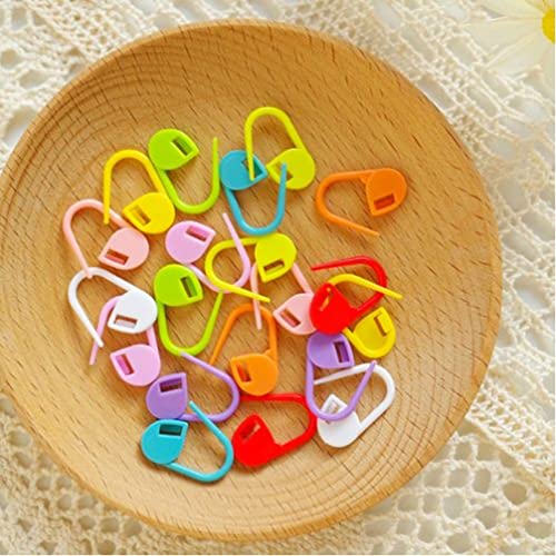 Stitch Markers 10 Colors Knitting Crochet Locking 160Pcs Stitch Needle Clip Counter with 3 Plastic Needle Randomly (Multicolor-120 pcs) | The Storepaperoomates Retail Market - Fast Affordable Shopping