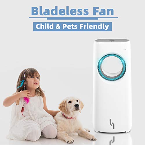 Portable Fan Air Cooling Fan Air Cooler Bladeless Evaporative Cooler 120 Degrees Auto Swing /Humidify/Purify Function with Remote Control and LED Display | The Storepaperoomates Retail Market - Fast Affordable Shopping