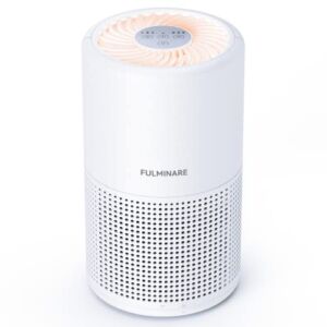 Air Purifiers for Bedroom, FULMINARE H13 Small Air Purifiers for Home Pets with HEPA Air Filter, Air Cleaner for Bedroom, Air Cleaner Filter Remove 99.97% Dust, Smoke, Pollen