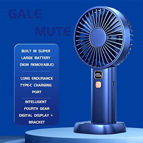 Handheld Portable Fan [15H Max Coolin-G Time] Mini Hand Fan, 3600Mah USB Rechargeable Personal Fan, Battery Operated Small FA | The Storepaperoomates Retail Market - Fast Affordable Shopping