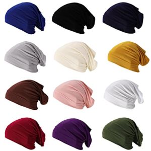 Under Hijab Hat Cap Stretch Solid Color Muslim Under Scarf Bonnet Jersey Cap Head Wrap Tube Hat Opens on 2 Ends Neck Cover