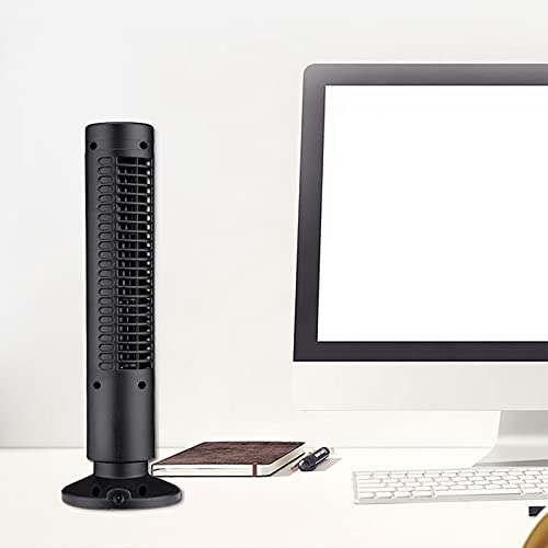 drppepioner USB Tower Fan Bladeless Fan Tower Electric Fan Mini Vertical Air Conditioner Household Leafless Tower Fan Cooling Fan Air Circulation Coolers for Home 4×13 In (Black) | The Storepaperoomates Retail Market - Fast Affordable Shopping