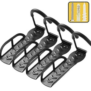 Bike Rack for Garage Wall Mount 4 Pack Vertical Bike Hooks Bicycle Hanging Hooks for Indoor Storage with Non-reversible Hooks