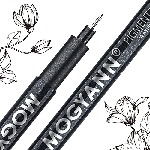 Mogyann Drawing Pens Black Art Pens for Drawing 12 Size Waterproof Ink Pens for Artists Sketching, Manga, Writing | The Storepaperoomates Retail Market - Fast Affordable Shopping