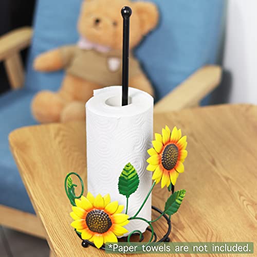Sunflower Paper Towel Holder-Sunflower Kitchen Decor and Accessories-Sunflower Decor for Kitchen-Sunflower Kitchen-Easy to Assemble-Sunflower Decor | The Storepaperoomates Retail Market - Fast Affordable Shopping