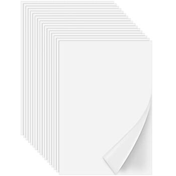 20 Pieces Iron-on Adhesive Sheets Double-Sided Press-on Patch Heat Melt Fabric Glue Sheet Permanent Fusible Adhesive Sheets, A4 Size, White | The Storepaperoomates Retail Market - Fast Affordable Shopping