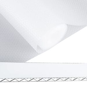 XMSound Thicken Wire Shelf Liner,13.5″ x157Inch Heavy Duty Waterproof/Transparent/Raindrop Non-Slip Refrigerator Mats for Metal Shelving, Drawer Liner