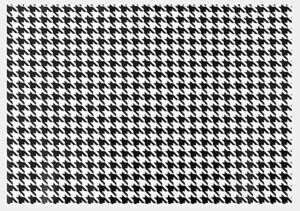 Self Adhesive Vinyl Black and White Houndstooth Plaid Shelf Liner Contact Paper for Cabinets Dresser Drawer Cupboard Door Bookshelves Funiture Table Walls Decor 17.7×117 Inches