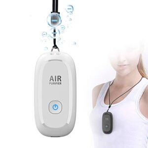 WOOLALA 75 Hours Long Lasting Personal Air Necklace, 150 Millions Large Ions Releasing Wearable Ionic Air Puri-Fier High Effective Mini Air Filter for Office, School, Travel