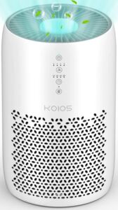 KOIOS Air Purifier for Home Large Room 861 sq ft, High CADR H13 True HEPA Air Filter Cleaner Odor Eliminators for Allergies and Pets Dander Wildfire Smoke Dust Pollen,Filter Indicator, Ozone-Free