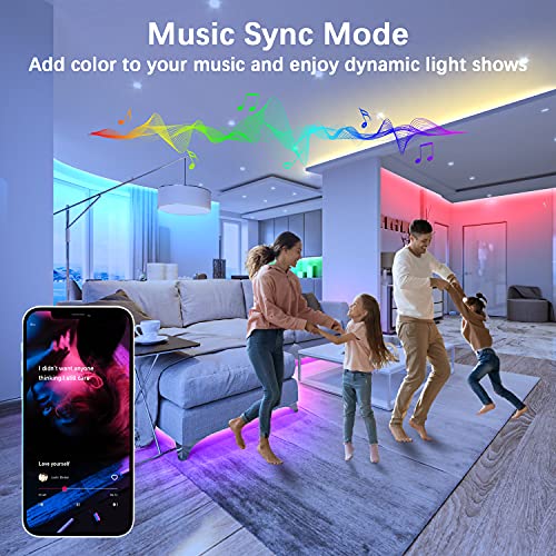 100FT WiFi LED Strip Light, Cozylady LED Light Strip Compatible with Alexa, Google Home, LED Lights for Bedroom, Kitchen | The Storepaperoomates Retail Market - Fast Affordable Shopping