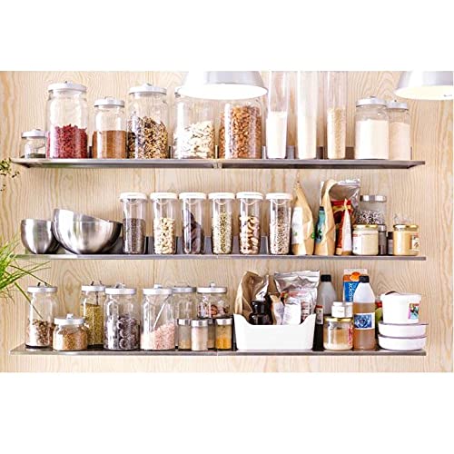 Wallniture Plat Stainless Steel Floating Shelves for Wall, 23.6″ Metal Wall Shelves for Restaurant, Bar, Cafe, Kitchen Organization and Storage, Silver Set of 4 | The Storepaperoomates Retail Market - Fast Affordable Shopping