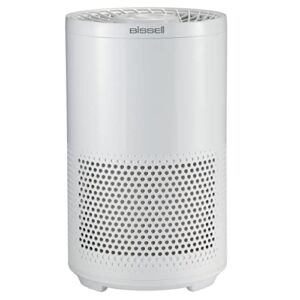 BISSELL MYair Pro Air Purifier with HEPA Filter for Small Room and Home, Quiet Air Cleaner for Allergens, Pets, Dust, Dander, Pollen, Smoke, Hair, Odors, 3139A , White