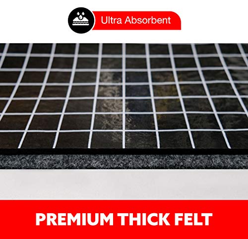 GridMat® Premium Thick Under The Sink Mat Cabinet Liner, Precision Custom Fit With Exclusive GridMat® Cutting System, Waterproof, Ultimate Absorption, Kitchen/Bathroom/Laundry (Charcoal, 24×34 Inches) | The Storepaperoomates Retail Market - Fast Affordable Shopping