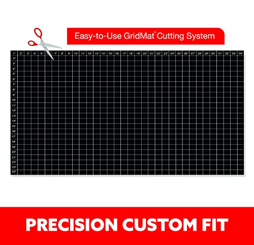 GridMat® Premium Thick Under The Sink Mat Cabinet Liner, Precision Custom Fit With Exclusive GridMat® Cutting System, Waterproof, Ultimate Absorption, Kitchen/Bathroom/Laundry (Charcoal, 24×34 Inches) | The Storepaperoomates Retail Market - Fast Affordable Shopping