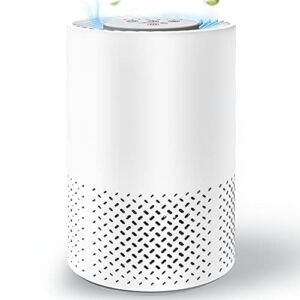 InvisiClean Stella Air Purifier for Home Allergies | 5-in-1 H13 True HEPA Filter / Ionizer / Carbon Filter + Prefilter / UV Light | Portable Air Purifiers for Large Room & Bedroom Odor Elimination