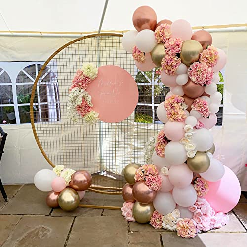 Beliueyes Rose Gold Balloon Garland Kit 148PCS, Pink White Balloon Arch for Bridal Wedding Birthday Baby Shower Anniversary Party Decor Background Decoration | The Storepaperoomates Retail Market - Fast Affordable Shopping