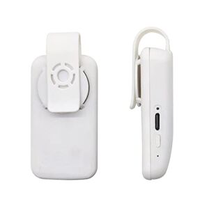Kinhaue 2PCS Mini Clip Fan Health Protection Breathable Mask Personal Wearable Air USB Make Breathing Easier Portable Multifunctional Conditioner Cooling (2PC), 7.2cm/2.83inX1.4cm/0.55in