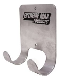 Extreme Max 5001.6074 Aluminum Whisk/Angle Broom Hanger Holder for Enclosed Trailer Shop Garage Storage