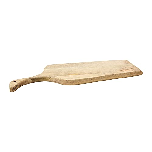 Main + Mesa Modern Mango Wood Cutting Board with Handle, Light Finish | The Storepaperoomates Retail Market - Fast Affordable Shopping