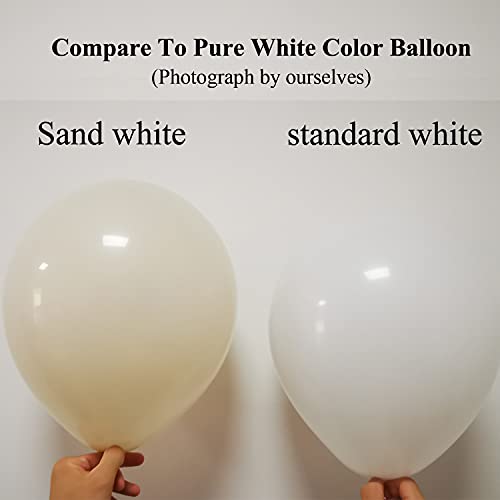 White Sand Balloons 12 Inch 50 Pcs Baby Shower Party Balloons Happy Birthday Decoration Balloons Off White Helium Balloons | The Storepaperoomates Retail Market - Fast Affordable Shopping