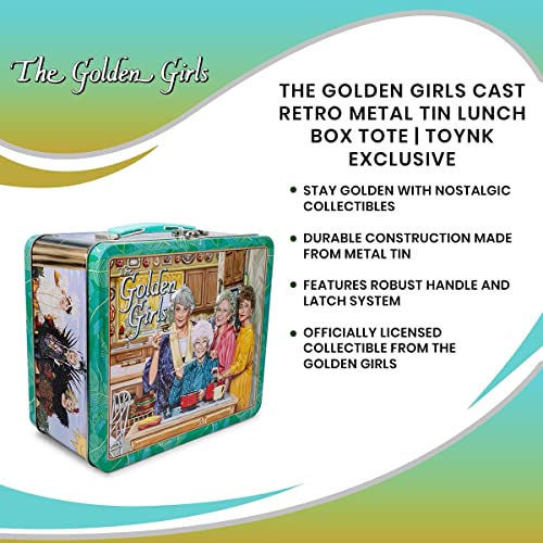 The Golden Girls Cast Retro Metal Tin Lunch Box Tote | Toynk Exclusive | The Storepaperoomates Retail Market - Fast Affordable Shopping